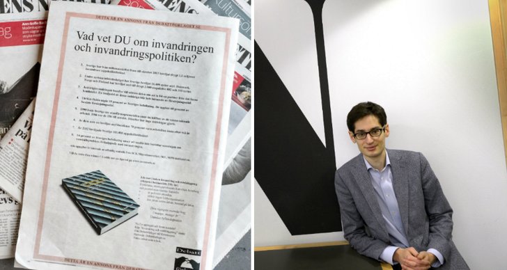 DN, Dagens nyheter, Främlingsfientlighet, Annons, Rasism